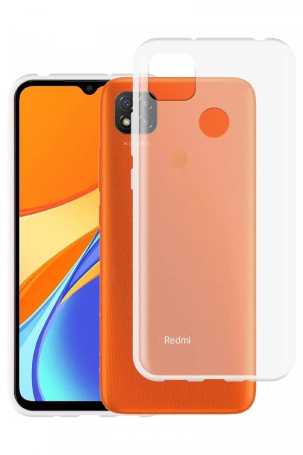 Xiaomi Redmi 9C Kılıf Lüx Şeffaf Silikon