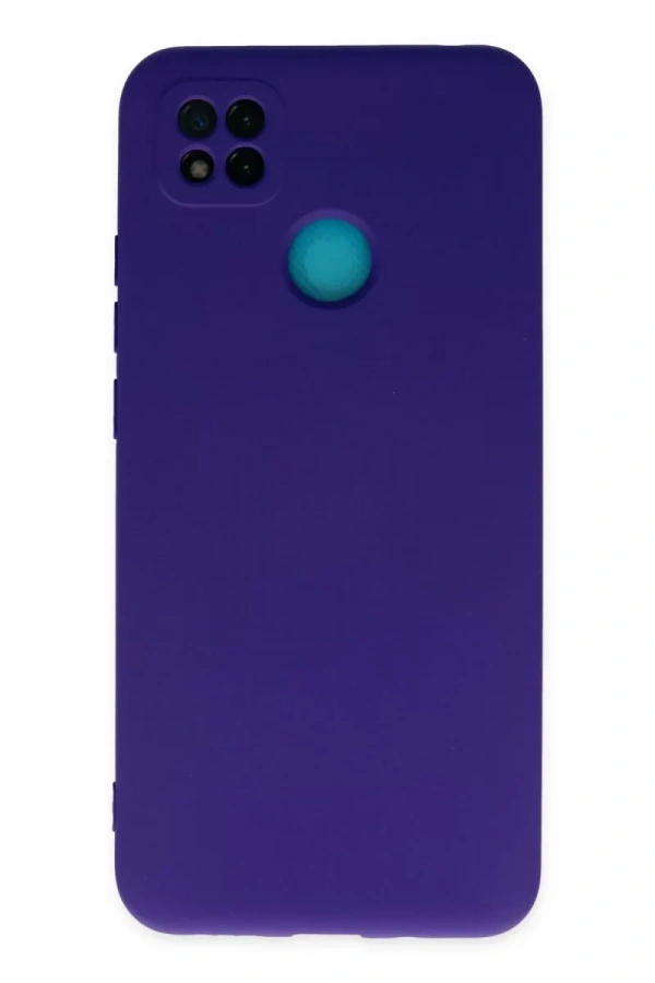 Xiaomi Redmi 9C Kılıf Nano içi Kadife Silikon - Mor