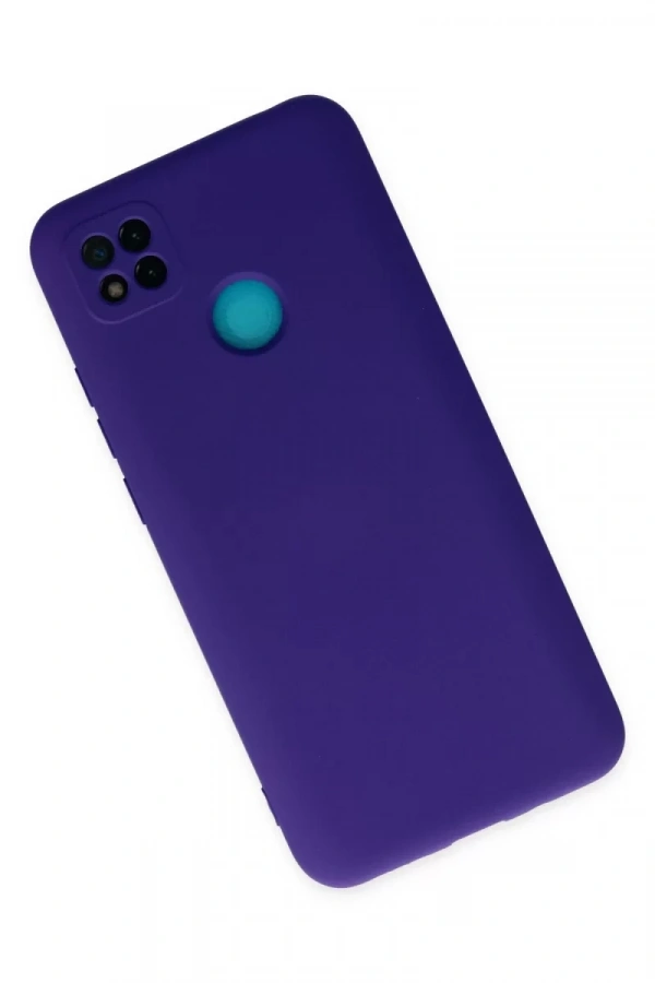 Xiaomi Redmi 9C Kılıf Nano içi Kadife Silikon - Mor