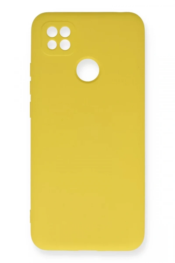 Xiaomi Redmi 9C Kılıf Nano içi Kadife Silikon - Sarı