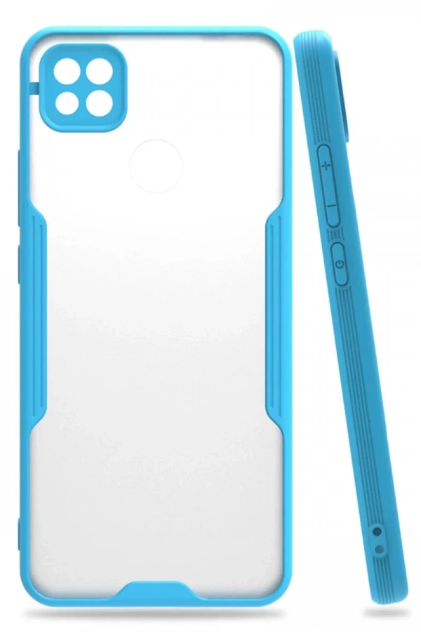 Xiaomi Redmi 9C Kılıf Platin Silikon - Mavi