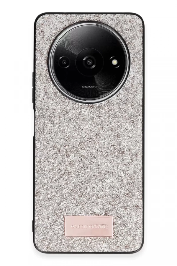 Xiaomi Redmi A3 4G Bright Simli Kapak - Gold