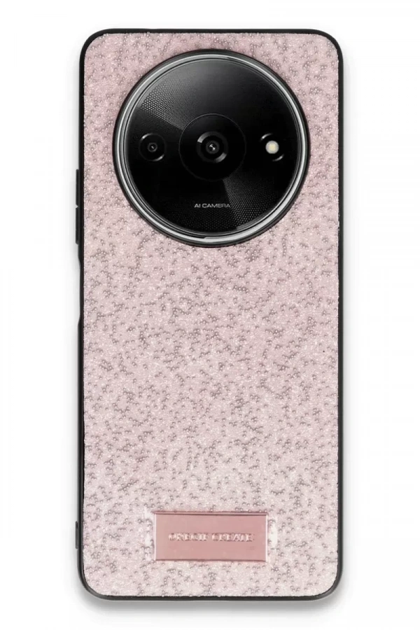 Xiaomi Redmi A3 4G Bright Simli Kapak - Pembe