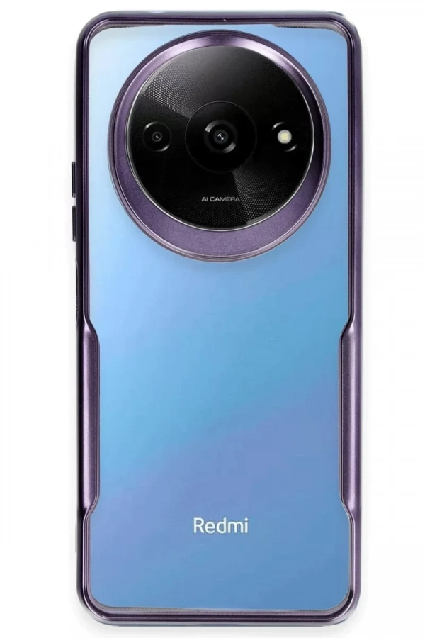 Xiaomi Redmi A3 4G Kılıf Boyi Silikon Kapak - Derin Mor