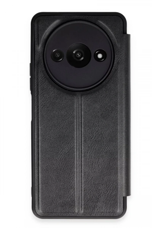 Xiaomi Redmi A3 4G Kılıf Flip Cover - Siyah