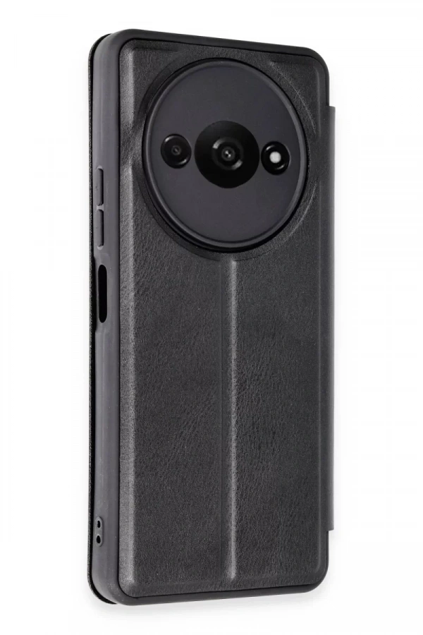 Xiaomi Redmi A3 4G Kılıf Flip Cover - Siyah
