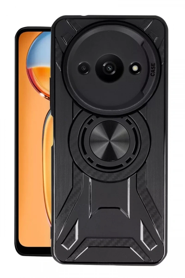 Xiaomi Redmi A3 4G Kılıf Lincoln Silikon - Siyah