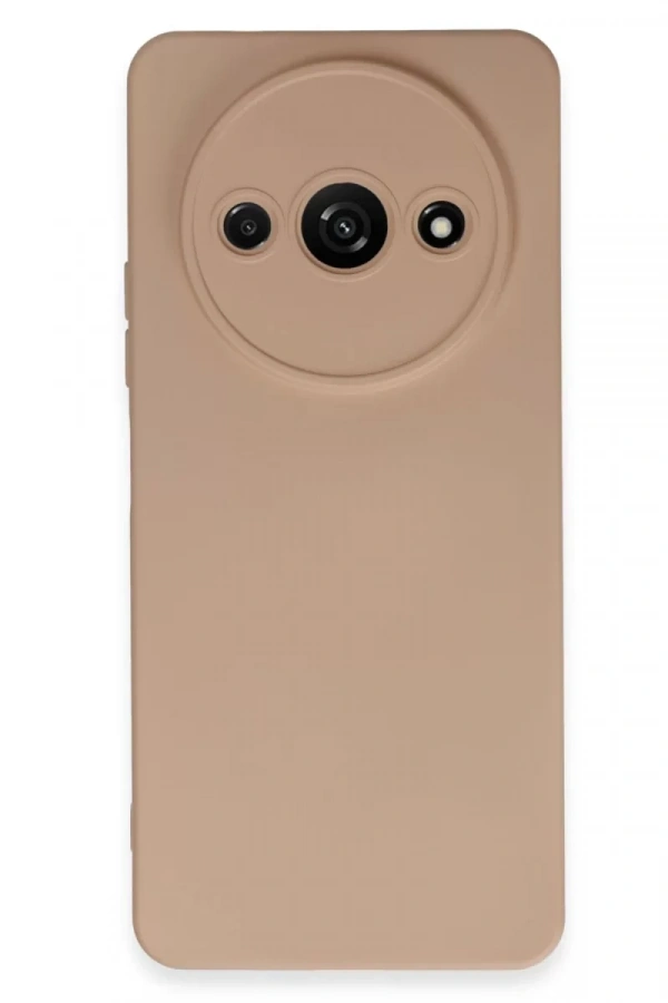 Xiaomi Redmi A3 4G Kılıf Nano içi Kadife Silikon - Pudra