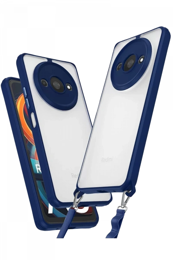Xiaomi Redmi A3 4G Kılıf Penta Silikon Kılıf - Lacivert