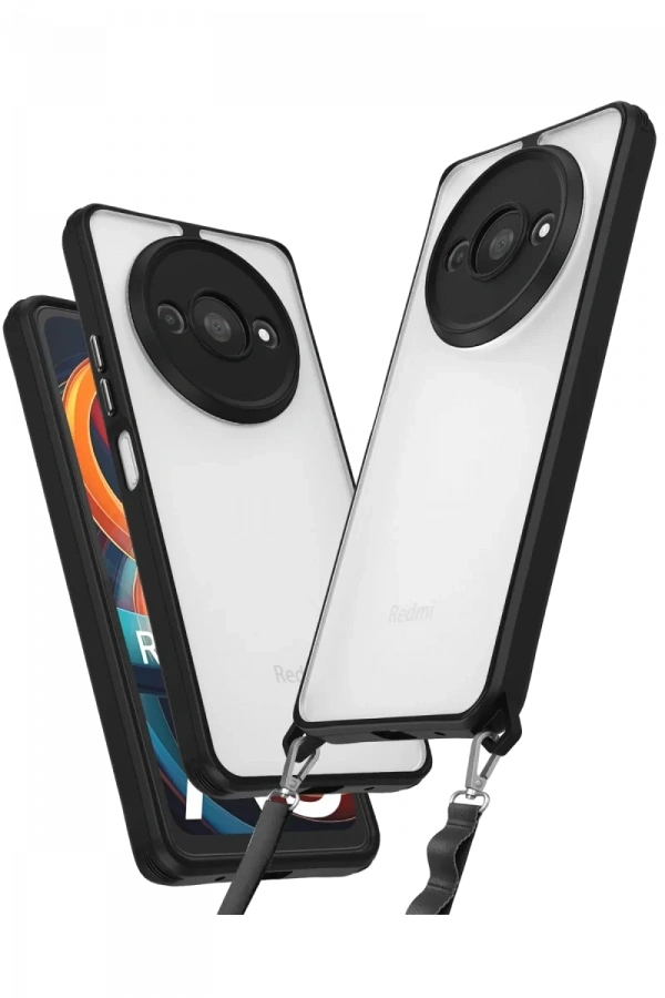 Xiaomi Redmi A3 4G Kılıf Penta Silikon Kılıf - Siyah