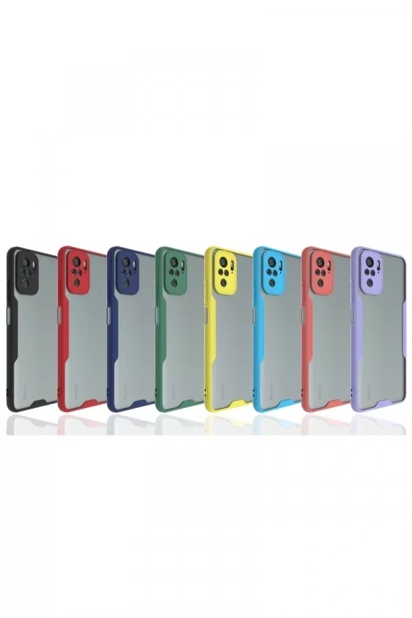 Xiaomi Redmi Note 10 Kılıf Platin Silikon - Sarı
