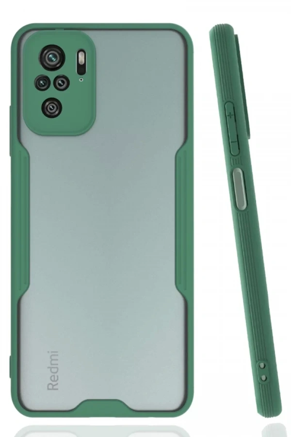 Xiaomi Redmi Note 10 Kılıf Platin Silikon - Yeşil