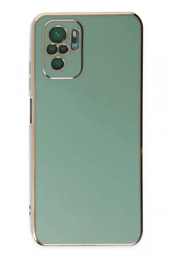 Xiaomi Redmi Note 10 Kılıf Volet Silikon - Açık Yeşil