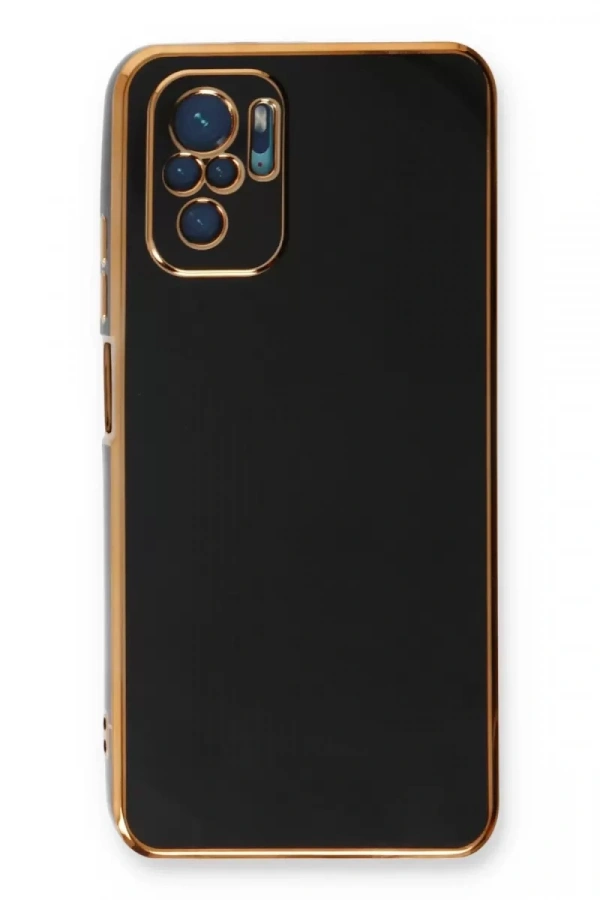 Xiaomi Redmi Note 10 Kılıf Volet Silikon - Siyah