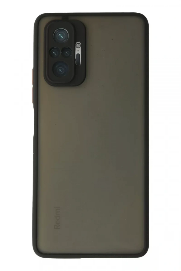 Xiaomi Redmi Note 10 Pro Kılıf Montreal Silikon Kapak - Siyah