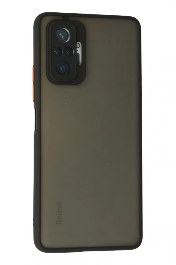 Xiaomi Redmi Note 10 Pro Kılıf Montreal Silikon Kapak - Siyah
