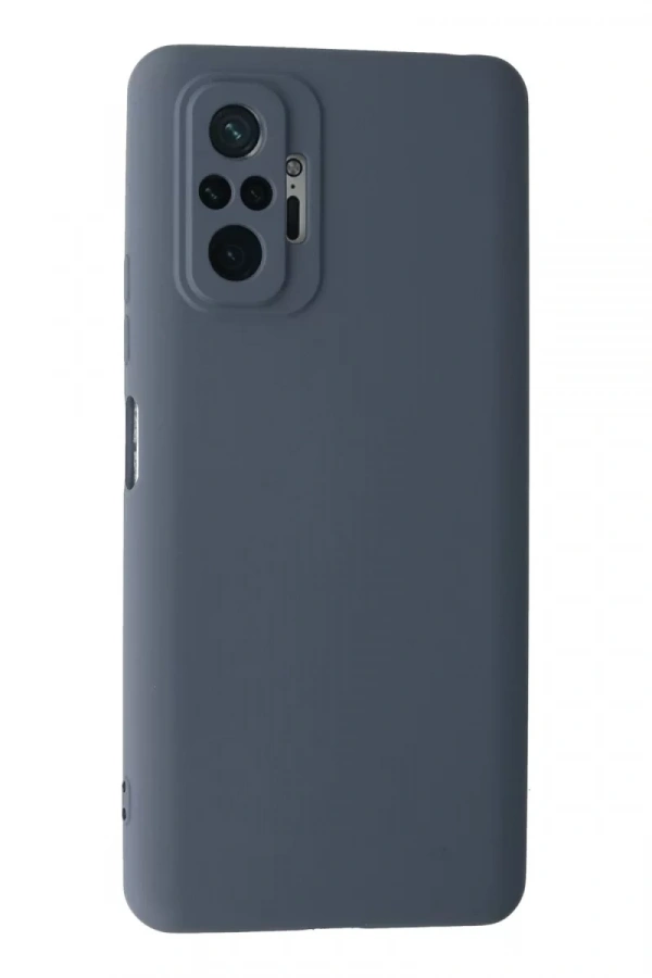Xiaomi Redmi Note 10 Pro Kılıf Nano içi Kadife Silikon - Gri