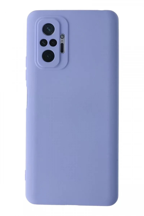 Xiaomi Redmi Note 10 Pro Kılıf Nano içi Kadife Silikon - Lila