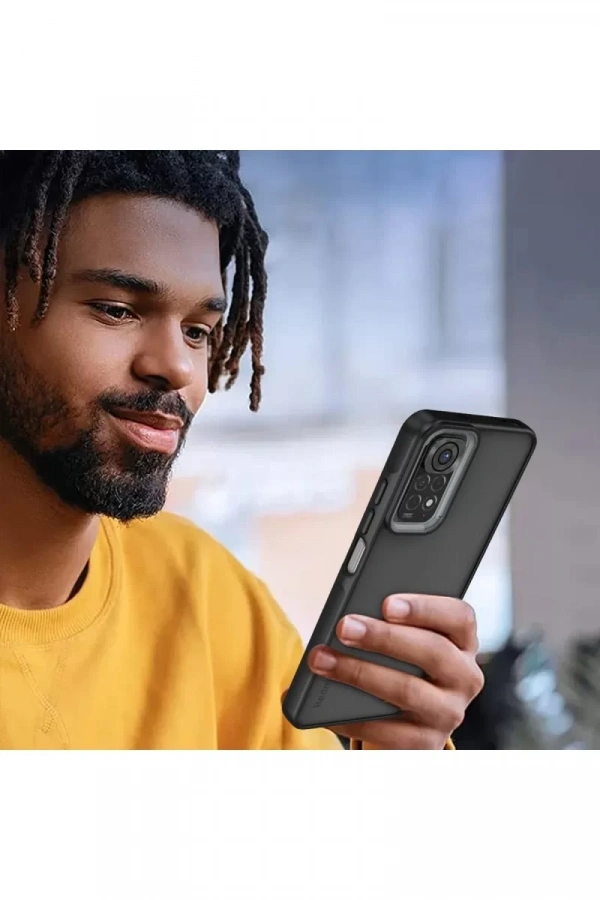 Xiaomi Redmi Note 11 Kılıf Elegant Kapak - Pudra