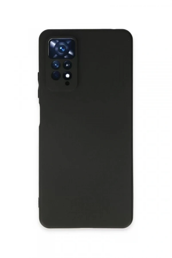 Xiaomi Redmi Note 11 Kılıf First Silikon - Siyah