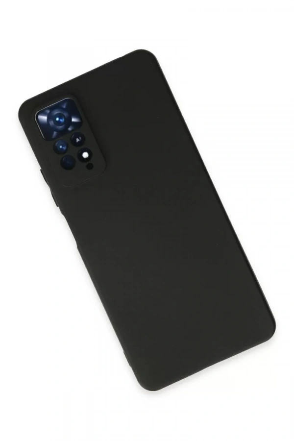 Xiaomi Redmi Note 11 Kılıf First Silikon - Siyah
