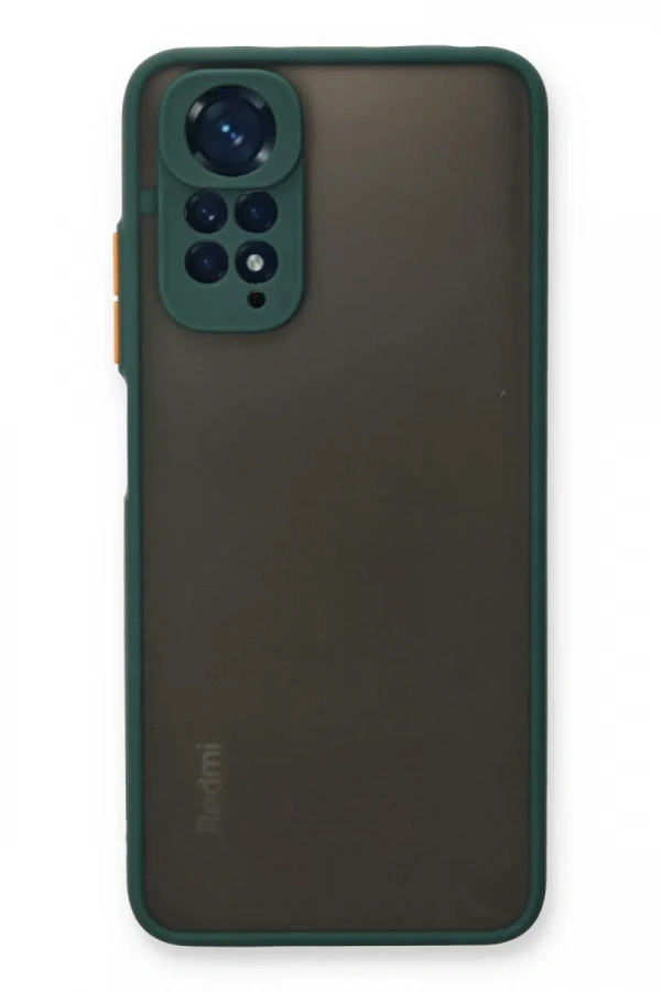 Xiaomi Redmi Note 11 Kılıf Montreal Silikon Kapak - Yeşil