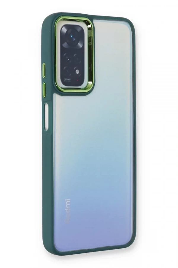Xiaomi Redmi Note 11 Pro Kılıf Dora Kapak - Haki Yeşil