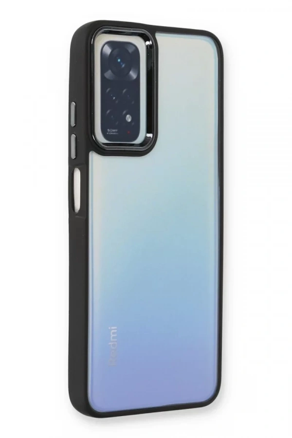Xiaomi Redmi Note 11 Pro Kılıf Dora Kapak - Siyah