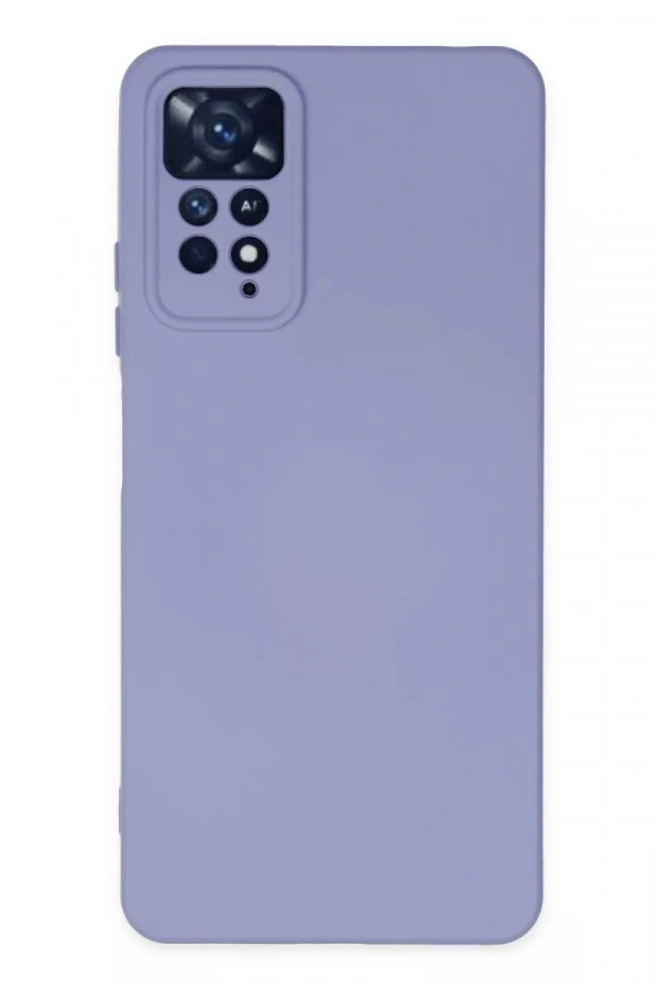 Xiaomi Redmi Note 11 Pro Kılıf Nano içi Kadife Silikon - Lila