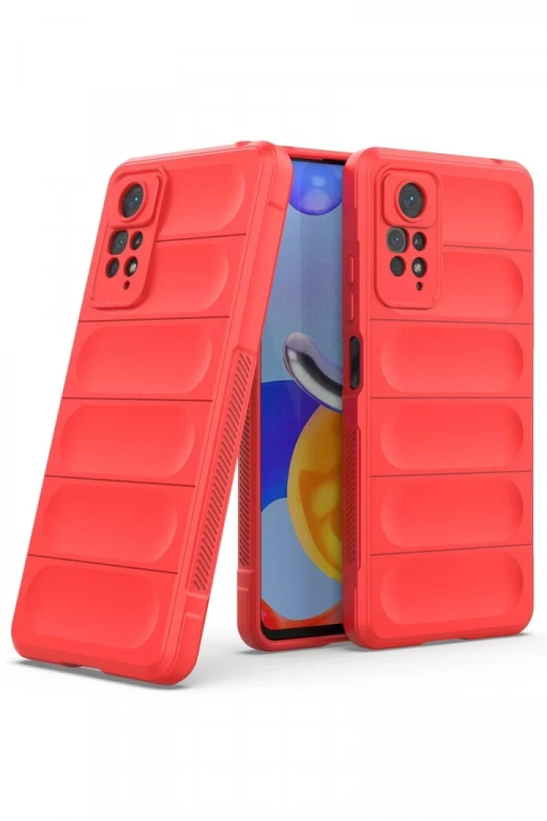 Xiaomi Redmi Note 11 Pro Kılıf Optimum Silikon - Kırmızı