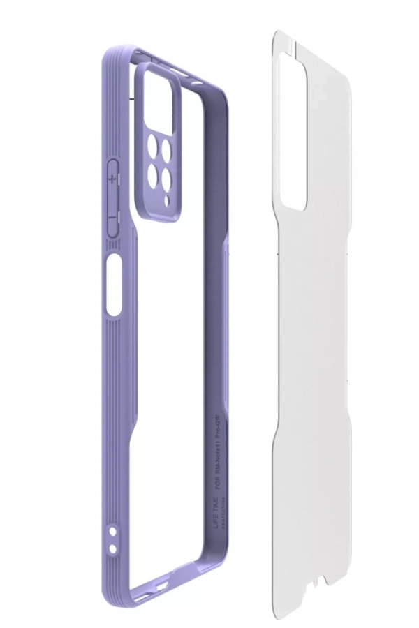 Xiaomi Redmi Note 11 Pro Kılıf Platin Silikon - Pembe