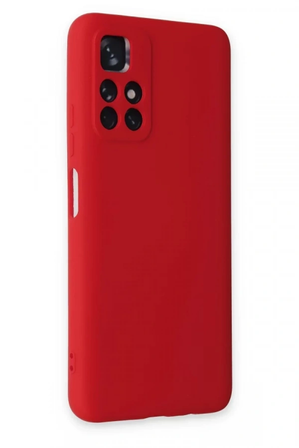 Xiaomi Redmi Note 11T Kılıf Nano içi Kadife Silikon - Kırmızı