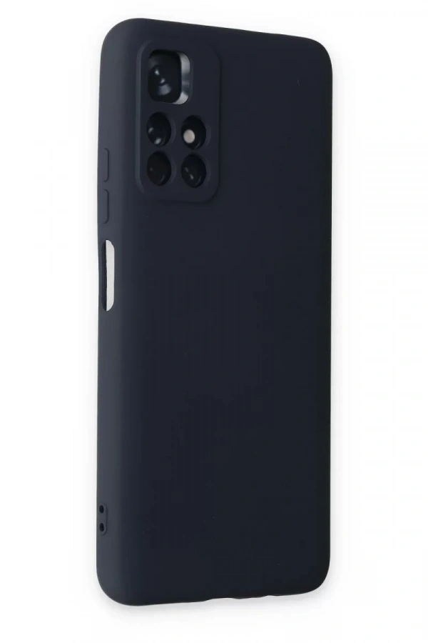 Xiaomi Redmi Note 11T Kılıf Nano içi Kadife Silikon - Lacivert