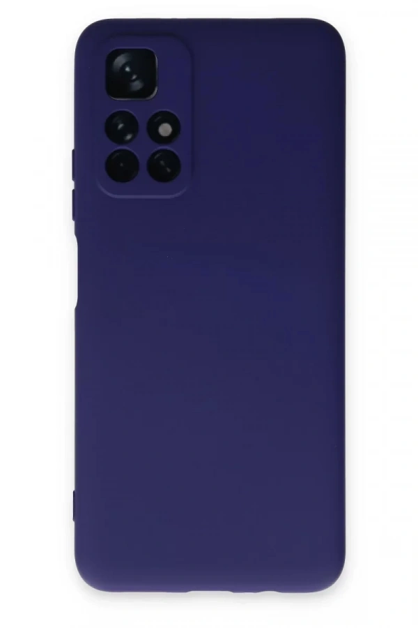 Xiaomi Redmi Note 11T Kılıf Nano içi Kadife Silikon - Mor