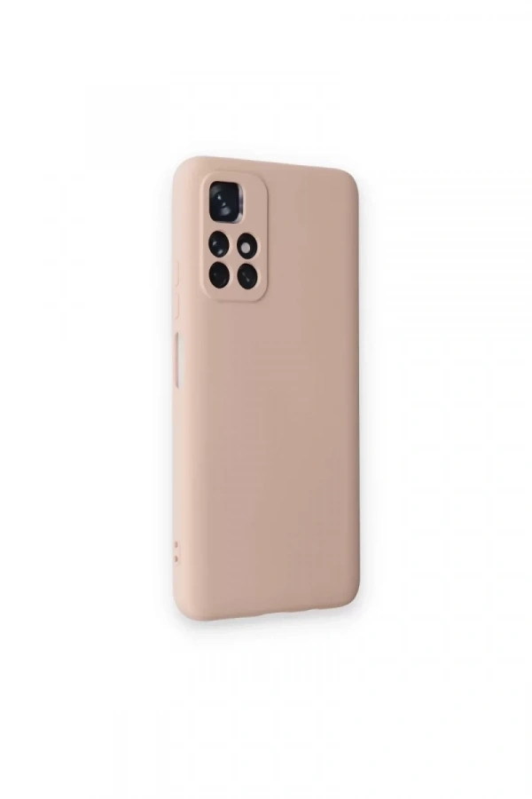 Xiaomi Redmi Note 11T Kılıf Nano içi Kadife Silikon - Pudra