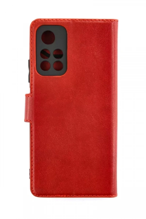 Xiaomi Redmi Note 11T Kılıf Trend S Plus Kapaklı Kılıf - Kırmızı