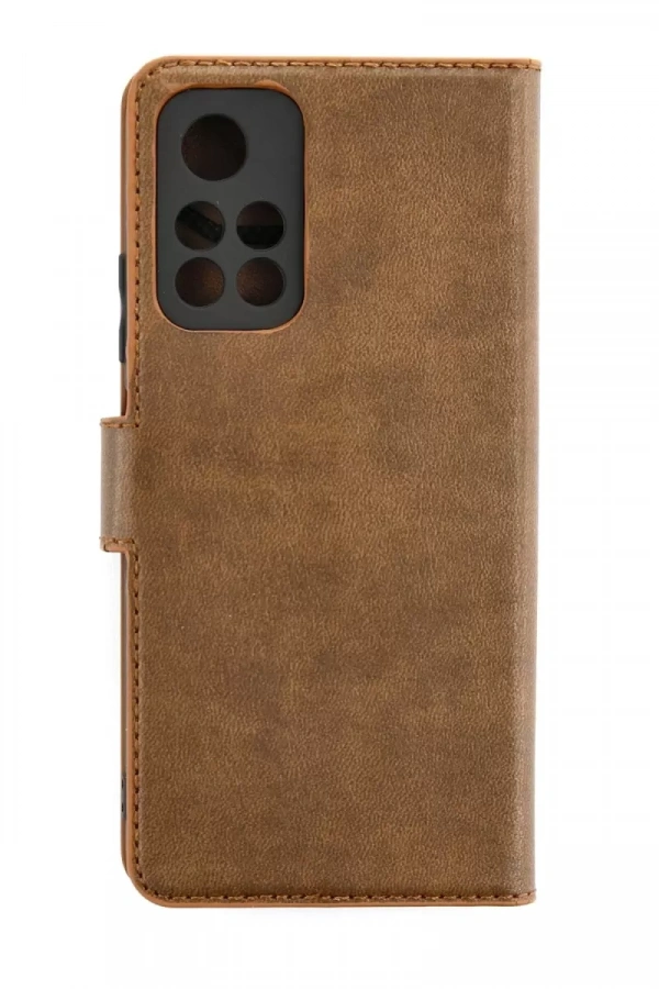 Xiaomi Redmi Note 11T Kılıf Trend S Plus Kapaklı Kılıf - Taba