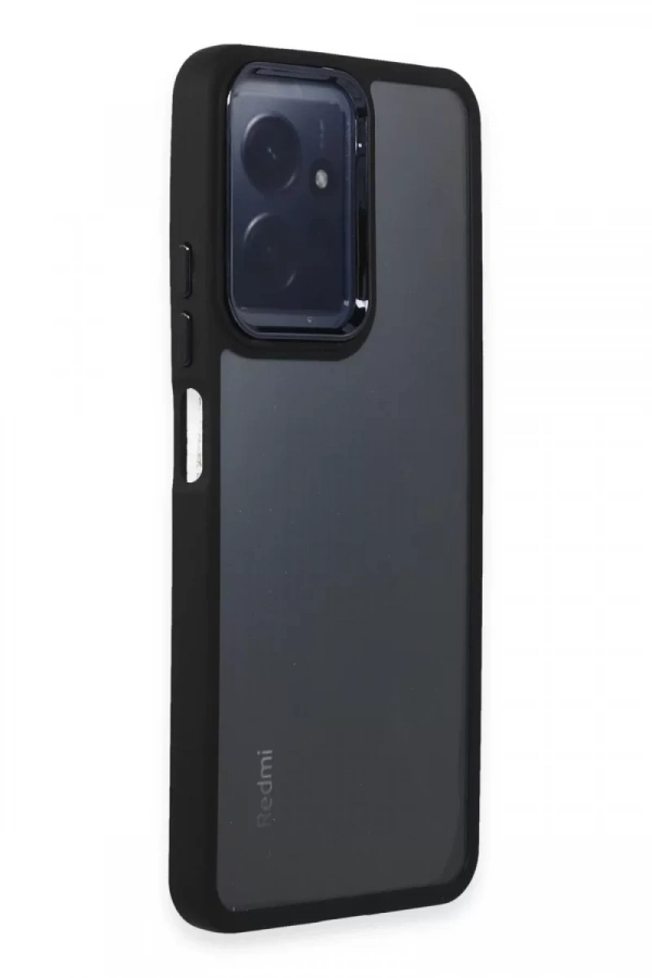 Xiaomi Redmi Note 12 4G Kılıf Dora Kapak - Siyah