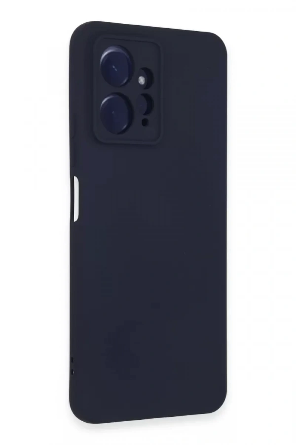 Xiaomi Redmi Note 12 4G Kılıf Nano içi Kadife Silikon - Lacivert