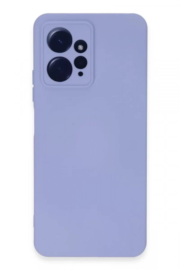 Xiaomi Redmi Note 12 4G Kılıf Nano içi Kadife Silikon - Lila