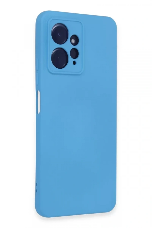 Xiaomi Redmi Note 12 4G Kılıf Nano içi Kadife Silikon - Mavi