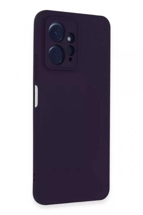 Xiaomi Redmi Note 12 4G Kılıf Nano içi Kadife Silikon - Mor