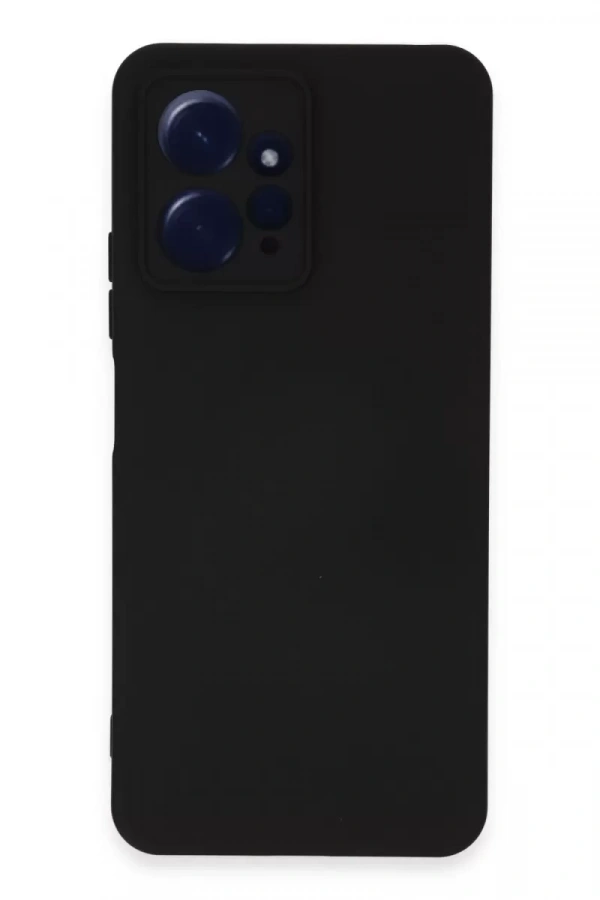 Xiaomi Redmi Note 12 4G Kılıf Nano içi Kadife Silikon - Siyah
