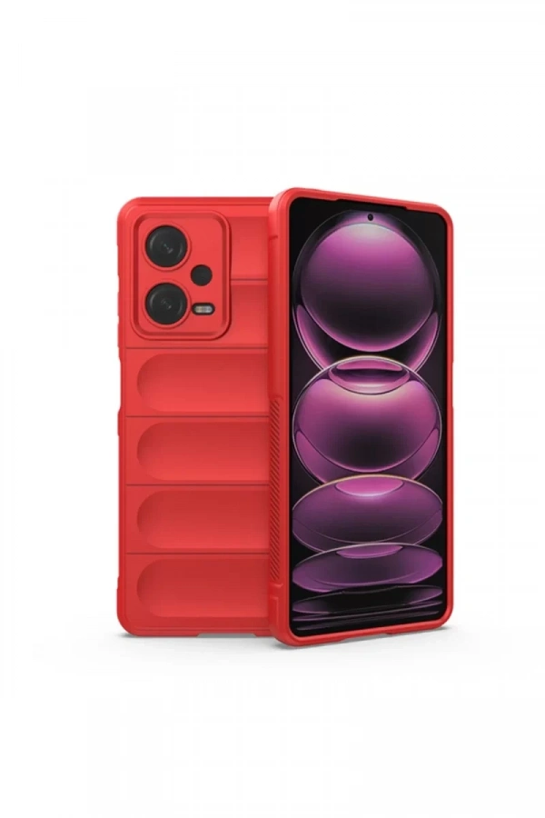 Xiaomi Redmi Note 12 4G Kılıf Optimum Silikon - Kırmızı