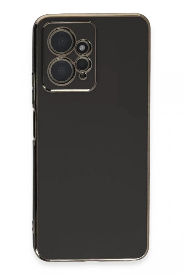 Xiaomi Redmi Note 12 4G Kılıf Volet Silikon - Siyah