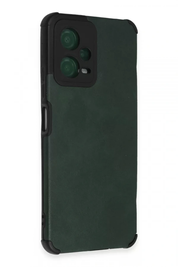 Xiaomi Redmi Note 12 5G Kılıf Loop Deri Silikon - Yeşil