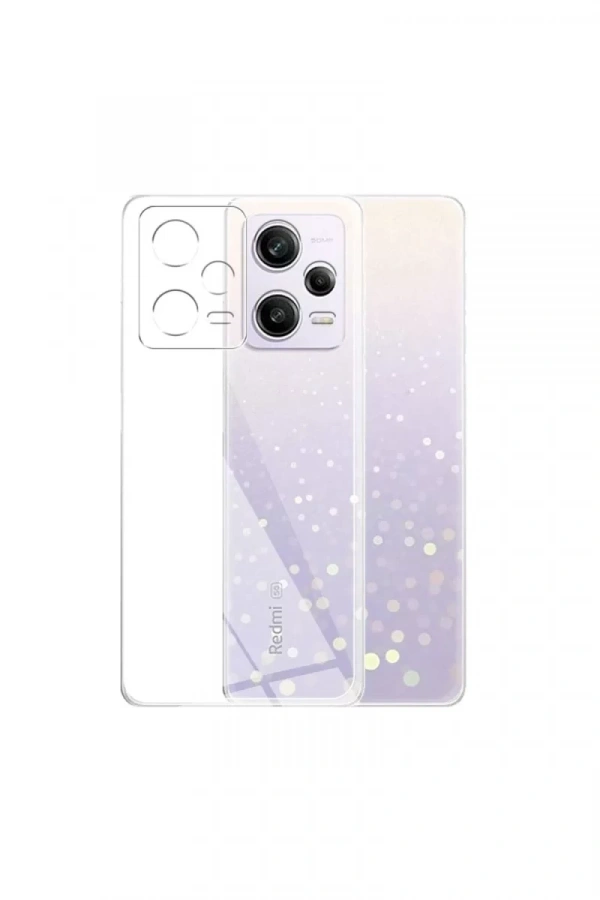 Xiaomi Redmi Note 12 5G Kılıf Lüx Şeffaf Silikon