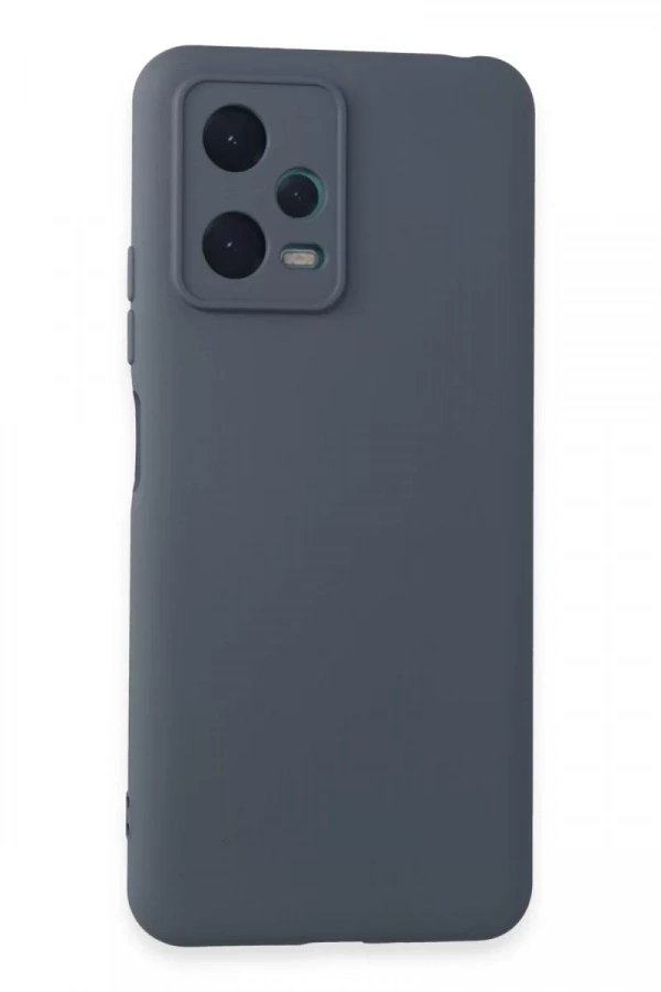 Xiaomi Redmi Note 12 5G Kılıf Nano içi Kadife Silikon - Gri
