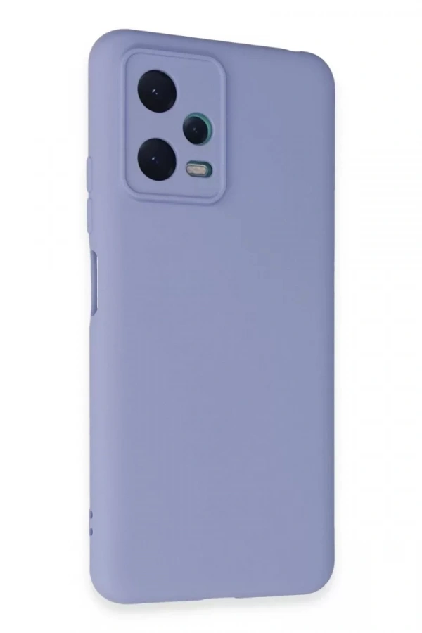 Xiaomi Redmi Note 12 5G Kılıf Nano içi Kadife Silikon - Lila