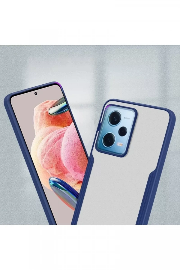 Xiaomi Redmi Note 12 5G Kılıf Platin Silikon - Lacivert